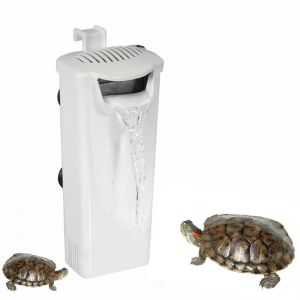 3W 200L/H Aquarium Low Water Filter Silent Waterfall Aquarium Hang On Filter Water Circulation For Turtle Fish Tank
