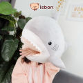 ISTANA BONEKA Hiu Sharky Penghangat Tangan Mainan Bantal Anak Kado Ulang Tahun Cowok Cewek Ocean Non Alergi Halus Lembut. 