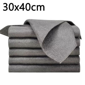 10Pcs Kính Ma Thuật Làm Sạch Rags Khăn Xe Hơi Phổ Thông Cửa Sổ Nhà Gương Kính Khăn Rửa Xe Mềm Khô Vải Giẻ Lau Nhà Bếp
