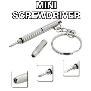 Key Chain Mini Precision Screwdriver Eyeglass Screwdriver Small Glasses Spectacles Sunglass Phone Watch Tools Spectacle Screws Repair Kit Keychain