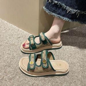 Womens New Flat Bottom Slippers Fashion Sandals