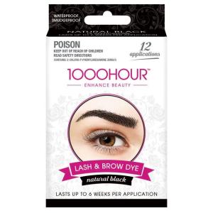 Thuốc Nhuộm Lông Mày Và Mi 1000 Hour Eyelash & Brow Dye Kit 2 Màu Đen - Nâu - 1000hour