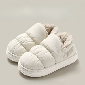 Winter Womens Cotton Shoes Non Slip Women Shoes Plush Chunky Couple Shoes Fashion Slip on Women Snow Boots New Zapatos De Mujer