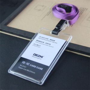 SKJK Có thể điều chỉnh Ví đựng thẻ ID Thẻ nhân viên Nhận dạng công việc Bìa thẻ tên Thẻ huy hiệu Dây đeo cổ Ví đựng danh thiếp Đồ dùng văn phòng