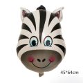 IVY Animal Head Theme Balloon Foil Helium Cute Balloons Jungle Party Balloon Baby Shower Birthday. 