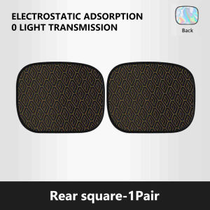 SEAMETAL Car Window Sunshade Insulation Adsorption Curtain Foldable Car Front Back Side Window Sunshade Cover Heat Sun Protection