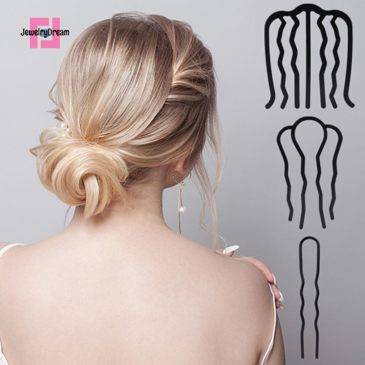 Claw Clip Curly Bun Comb Clip Better Choice]Korean Style Hairpin