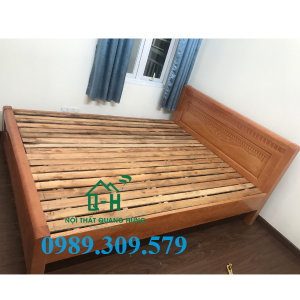 GIƯỜNG GỖ SỒI TỰ NHIÊN - GIƯỜNG PHÒNG NGỦ CAO CẤP