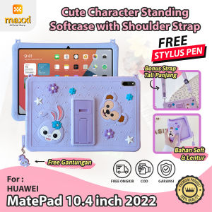Huawei MatePad 10.4 inch 2022 Kid Kartun Softcase Casing Cover Stand Standing Strap Tali Skin Kesing