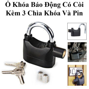 Ổ Khóa Có Còi Báo Động Chống Trộm