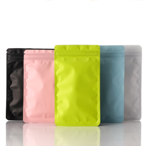 10pcs pink green blue Ziplock Bags jewelry bag food bag Self Sealing Mylar Foil both sides colored 16x24cm green 10pcs