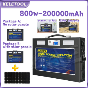 1200W Camping Power Supply Station Power Bank Off Grid Portable Power Station Solar Generator for Home Backup  for Outdoor Power Outage