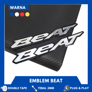EMBLEM BEAT TIMBUL LOGO BEAT BUKAN STICKER TIMBUL MOTOR EMBLEM LOGO 3D BEAT TIMBUL EMBLEM BEAT AKSESORIS HONDA BEAT
