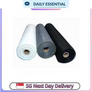 【DAILY ESSENTIAL】 DIY Fibreglass Window Screen Mesh | Black White Grey | Multiple Sizes