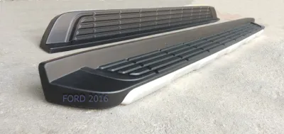 บันไดข้าง FORD 2016 รุ่น 4 ประตู/บันไดเสริมข้างรถฟอร์ดเรนเจอร์ ปี 2016-19/บันไดอลูมิเนียมพร้อมขาติดตั้ง