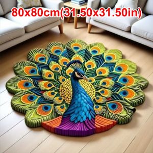 MUSCLEX Special-shaped Pea Carpet Soft Non-slip Bathroom Floor Mat Portable 40x40cm/60x60cm/80x80cm/100x100cm Blanket for Living Room Tea Table Bedside