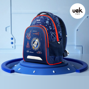กระเป๋านักเรียน UEK รุ่น Spaceship ขนาด 15" และ 16" กระเป๋าเด็กประถม กระเป๋าเป้เด็กแฟชั่น ผ้ากันน้ำ