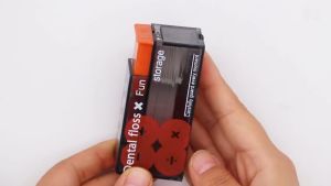 Portable Mini Creative Dental Floss Storage Box Automatically Pops Up For Travel Use