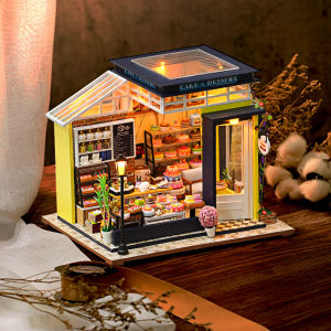 DIY 3D Wooden Puzzle Bakery Learning by Doing Self Assembly Educational Craft K-1059