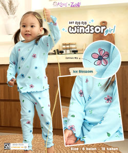 Kazel x Zebe Setelan Panjang Windsor Girl Edition (1 Stel)