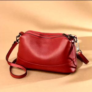 LH23 | Tas selempang wanita Tas bahu kekinian Tas kulit jeruk Tebal tas bahu wanita Terbaru