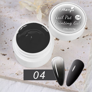 Monja Pat Paint Gel Polish Nail Art Gradient Soak Off Uv Led Arts Varnish Color 5g
