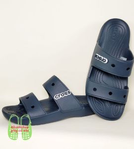 Dép 2 quai ngang cross Band Classic chuẩn xịn đúc liền khối tặng 10 sticker  NHIỀU MÀU