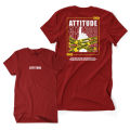 Kaos Pria Premium ATTITUDE - Baju Streetwear Tulisan Kata Bijak Motivasi Unisex Dewasa. 