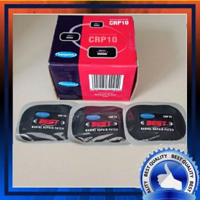 Bestpatch CRP 10 Per Pcs / Biji / Lembar - Karet Tambal Ban Luar - Tip Top - Karet Patch Bestpatch