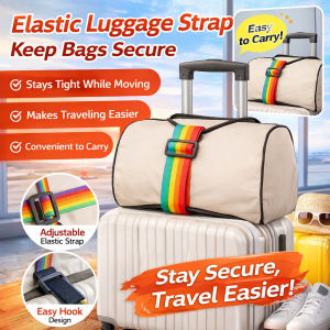 Suitcase Strap Hands-Free Elastic Luggage Belt Travel Accessory