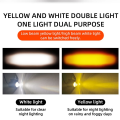 Mini Driving Light For Motorcycle 12V 2 Color Led Light Super bright. 