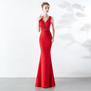 Evening dress womens new banquet Sequin fishtail prom party dress long gown formal birthday dress wedding dress