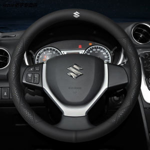 NEW Style Car Steering Wheel Cover Breathable Anti Slip Leather For Suzuki Swift Grand Vitara Jimny Ertiga SX4 Alto Ciaz Dzire APV S-Cross XL7 Kizashi Ignis Accessories