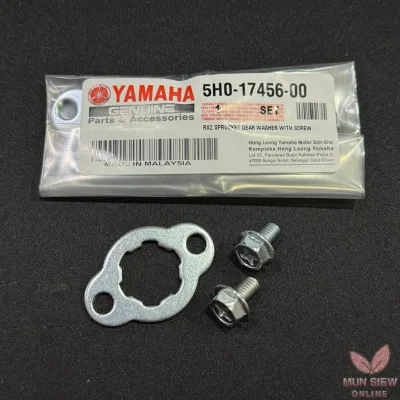 FRONT SPROCKET WASHER & SCREW ORI YAMAHA LC135 RXZ LAGENDA110 Y110 Y125Z