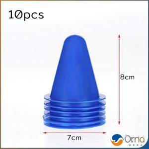 Orna เซต10 ชิ้น กรวยฝึกโรลเลอร์สเกต อุปกรณ์ฝึกซ้อมฟุตบอล วัสดุแข็งแรง ทนทาน Skate Marker Cones