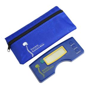 Electronic Scoliometer Detector Digital Scoliosis Meter Human Spine Measuring Tool with Storage Bag 0-30 Degree Ranges