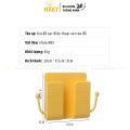 Giá đỡ dán tường để remote, sạc điện thoại có móc treo dây sạc, chìa khóa gọn gàng HAKY004, keo dán chắc, chịu lực 2kg. 
