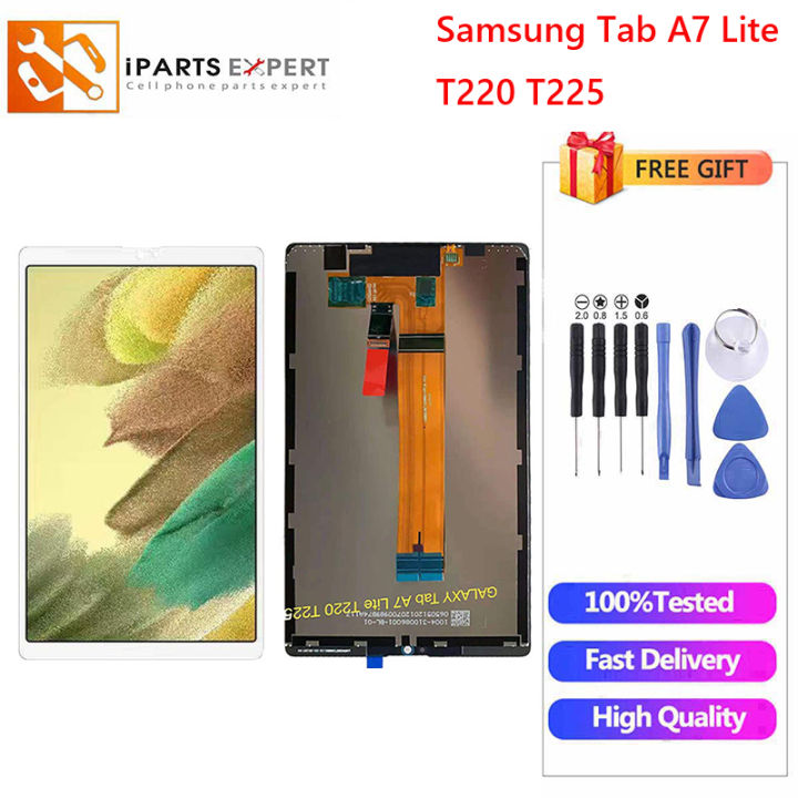 For Samsung Galaxy Tab A7 Lite 2021 SM-T220 SM-T225 LCD Display With Touch  Screen Tablet For Samsung T220 T225