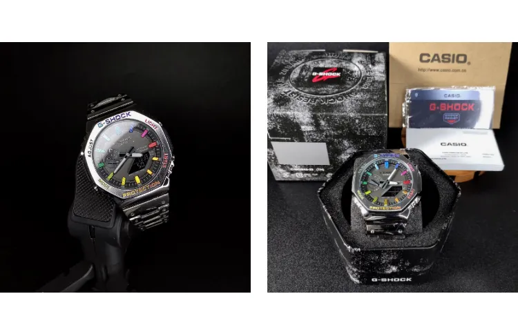 CASIO G-Shock GM-2100 Series Jam GShock Pria GM-B2100 Rainbow