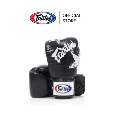 Fairtex นวมชกมวย BGV1 รุ่น Nation Prints นวยมวยหนังแท้ กระชับ ป้องกันการกระแทก นวยต่อยมวยสำหรับฝึกซ้อมหรือแข่งขัน