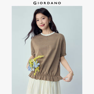 Giordano Women Women T-Shirt - Loose Fit Free Shipping 05326418