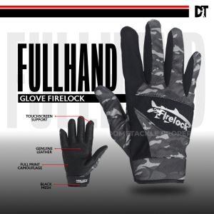 Sarung Tangan Mancing Firelock Glove Full Halfcut Finger Hitam Anti Slip Premium Sarung Tangan Menangkap Ikan Setengah Jari Fishing Gloves Sarung tangan es pelindung matahari (COD) Untuk Jigging Casting Popping