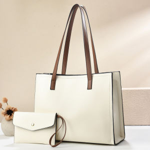 [BISA COD] 3082 Tas Beh Tas 2 in 1 Free Paper Bag + Tag Label Tas Tote Bag Wanita Fashion
