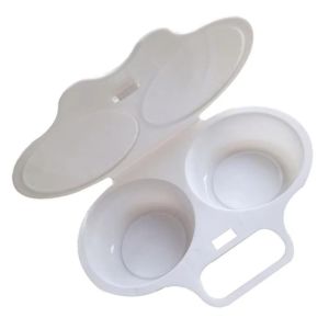 FLYING Food Grades Plastic Microwave Egg Cooker Kitchen Cooking Mold Heat Resistant Egg Steamer Creative Portable Egg Fryer Kitchen Gadgets