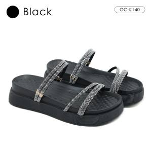 OCTAVIA Two-Straps Slide Sandals Wanita #OC-K140