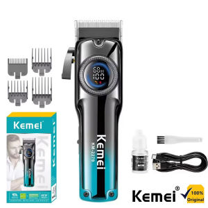 KEMEI KM-2279 Electric Hair Clipper USB Rechargeable Hair Trimmer Professional Hair Salon Razor LCD Display Cutting Machine