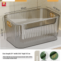 Transparent Acrylic Desktop Organizer for Cosmetics and Snacks. 
