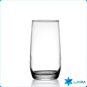 LoviRa 1Pc Transparent glass cup 360ml for Red or White Wine Juice Banquet Party Bar Wedding