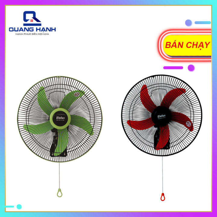 [Quạt điện Elefan], Giá sỉ 4 cây quạt treo tường Elefan T4005 - 1 dây ...