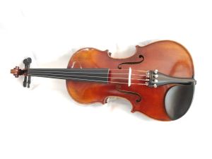 HANDMADE VIOLIN CANNZONA .V170E. WITH HANDMADE BOW OBLONG CASE AND P98010 BLACK ROSIN-BEAUTIFUL AND CLEAR TONE